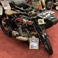 ROVER 1921, 3 1/2 hp 500cc Motorcycle with Rover Sidecar.