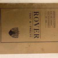 Instruction Manual Rover 10 &12 Sep 35